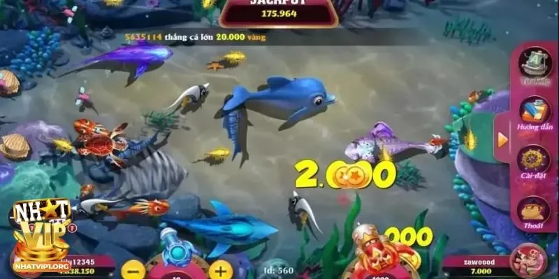 Cấu trúc thế giới trò chơi bắn cá phát lộc tại Nhatvip