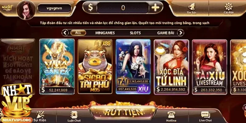 Cam kết sự an toàn khi người chơi tham gia Nhatvip